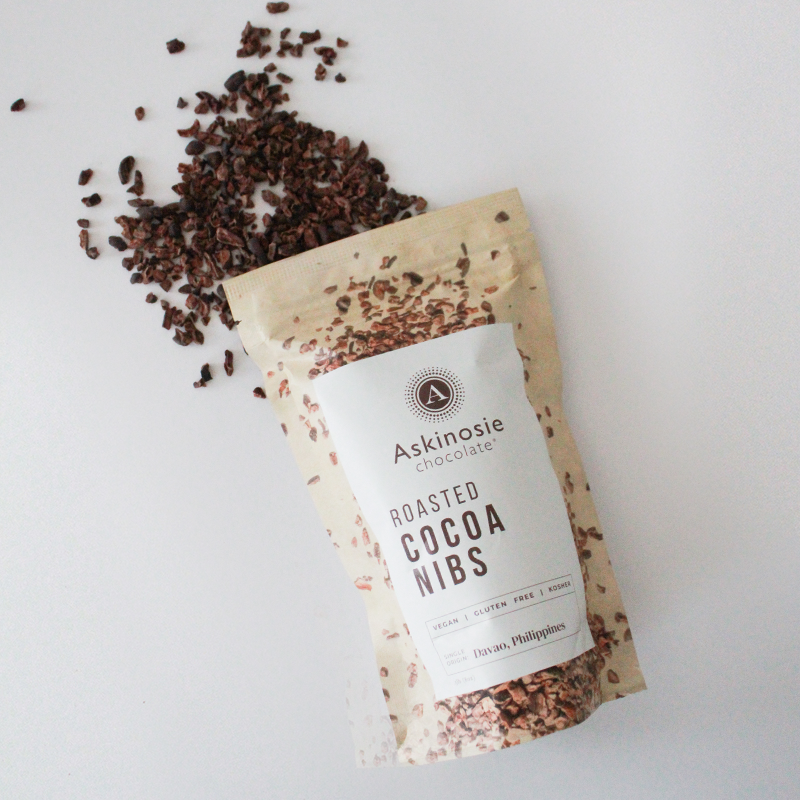 Davao, Philippines Single Origin Roasted Cocoa Nibs- .5lb